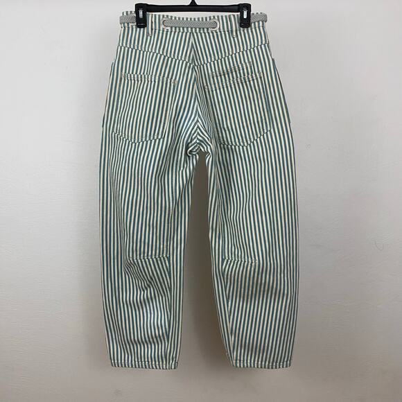 We The Free - Free People Moxie Railroad Low-Slung Jeans - Light Wash - Size 26 - Picture 4 of 10